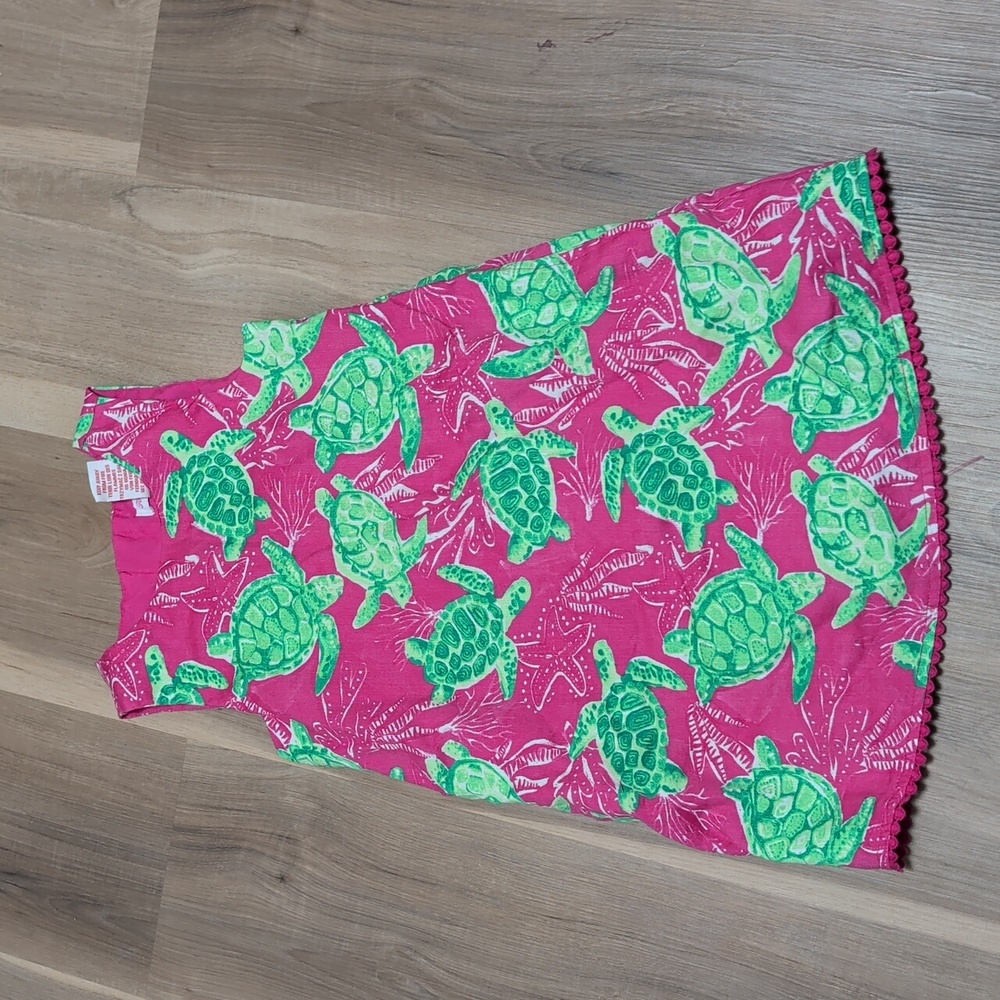 Tommy Bahama Pink and Green Tropical Dress